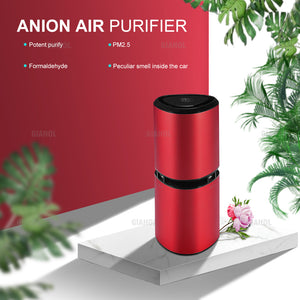 GIAHOL Car Air Purifier Freshener, Ionizer, Removes Dust, Cigarette Smoke, Bad Odors, Release Anion- Available for Automobile and Small Room