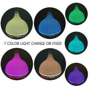 500ml Aroma Diffuser 7 Color Light Essential Oil Aromatherapy Humidifier Diffuser