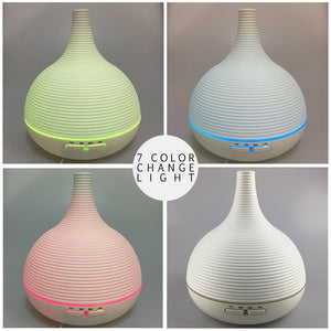 500ml Aroma Diffuser 7 Color Light Essential Oil Aromatherapy Humidifier Diffuser