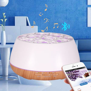 New Smart App Control Bluetooth Music Ultrasonic Aroma Diffuser Color Light Essential Oil Humidifier