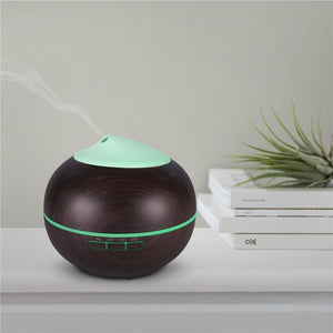 Giahol Aroma Oil Diffuser 200ml Wood Grain Humidifier Aromatherapy Air Diffuser