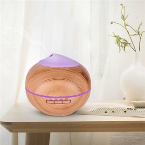 Giahol Aroma Oil Diffuser 200ml Wood Grain Humidifier Aromatherapy Air Diffuser