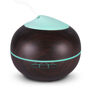 Giahol Aroma Oil Diffuser 200ml Wood Grain Humidifier Aromatherapy Air Diffuser