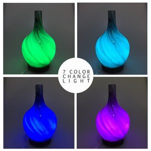 Oil Air Diffuser Machine Oil Aromatherapy Mist Humidifier With Color Change Light For Home Bedroom