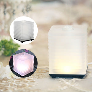 60ml Glass Aroma Oil Diffuser 8mm Thickness Glass Night Light Ultrasonic Aromatherapy Humidifier