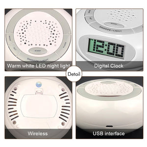 Lcd Alarm Clock Incense Diffuser Usb Or Aaa Battery Powered Desktop Essential Oil Aroma Expander