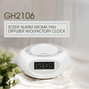 Lcd Alarm Clock Incense Diffuser Usb Or Aaa Battery Powered Desktop Essential Oil Aroma Expander