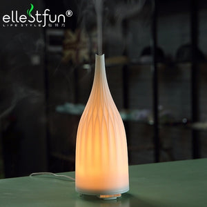100ml Translucent Ultrasonic Aromatherapy Humidifier Pp Material Oil Diffuser With Colorful Light