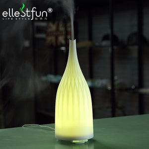 100ml Translucent Ultrasonic Aromatherapy Humidifier Pp Material Oil Diffuser With Colorful Light