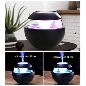 400ml Usb Pendulum Wizard Projection Humidifier With U Port Colorful Night Light Air Diffuser