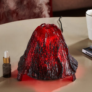 Giahol Volcano Shape 100ml Aroma Oil Diffuser With Resin Cover Color Light Essential Oil Humidifier